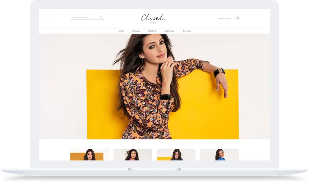 Case Study Laptop Storefront Health Beauty Closet 2x